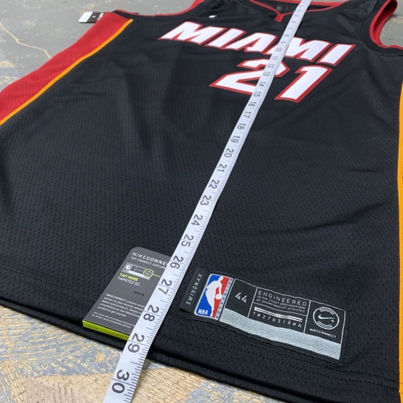 Nike Miami Heat Hassan Whiteside Jersey 864487-010 21 44 Medium Swingman NBA - Picture 5 of 9
